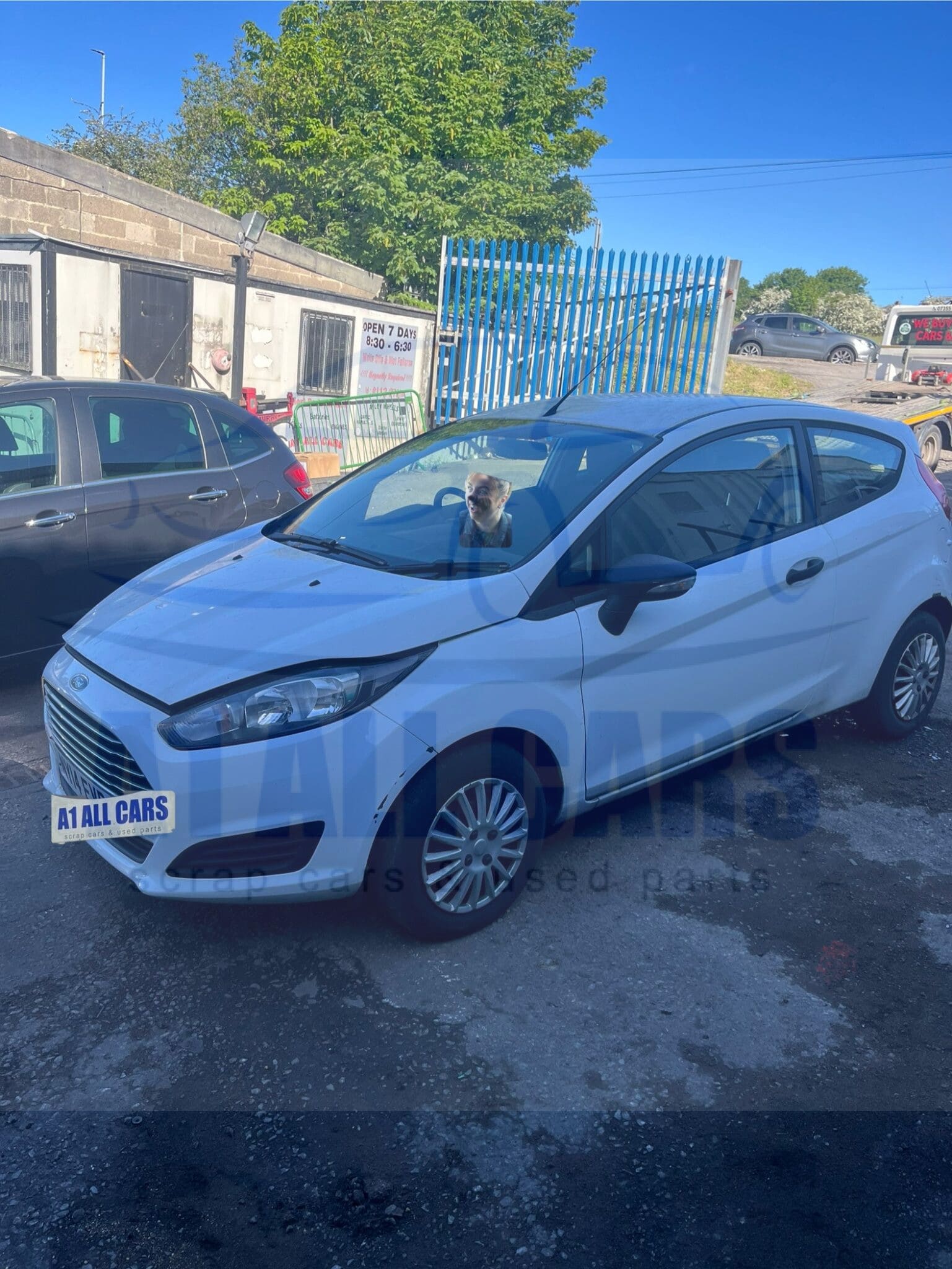 Ford Fiesta Studio Mk7 2012-2017 1.2 Petrol Manual 3 Door Hatchback White HC Breaking for Parts