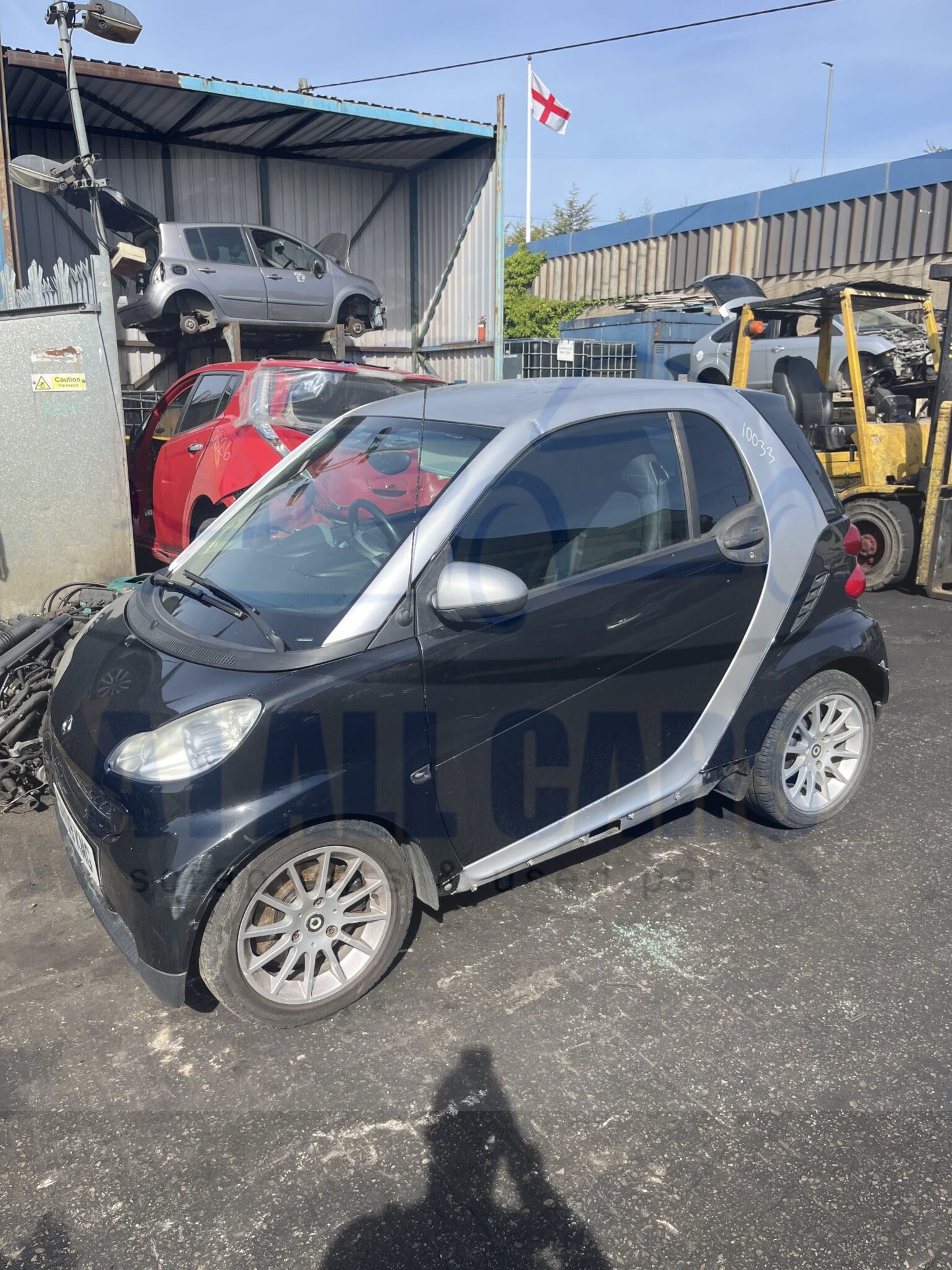 Smart Fortwo Coup Passion CDI Mk2 2007-2014 800cc Coupe Black Breaking for Parts