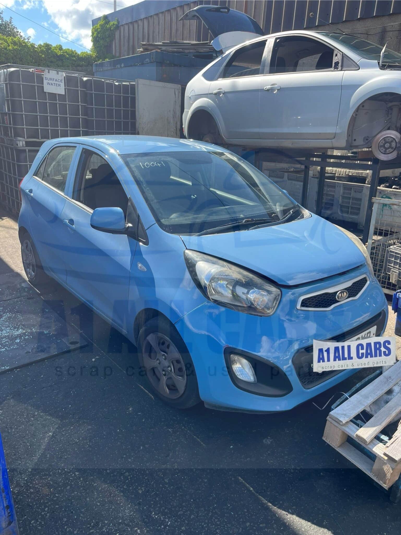 Kia Picanto 1 Mk2 2011-2015 1.0 Petrol 5 Door Hatchback Manual 5 Door Hatchback Blue ABB Breaking for Parts