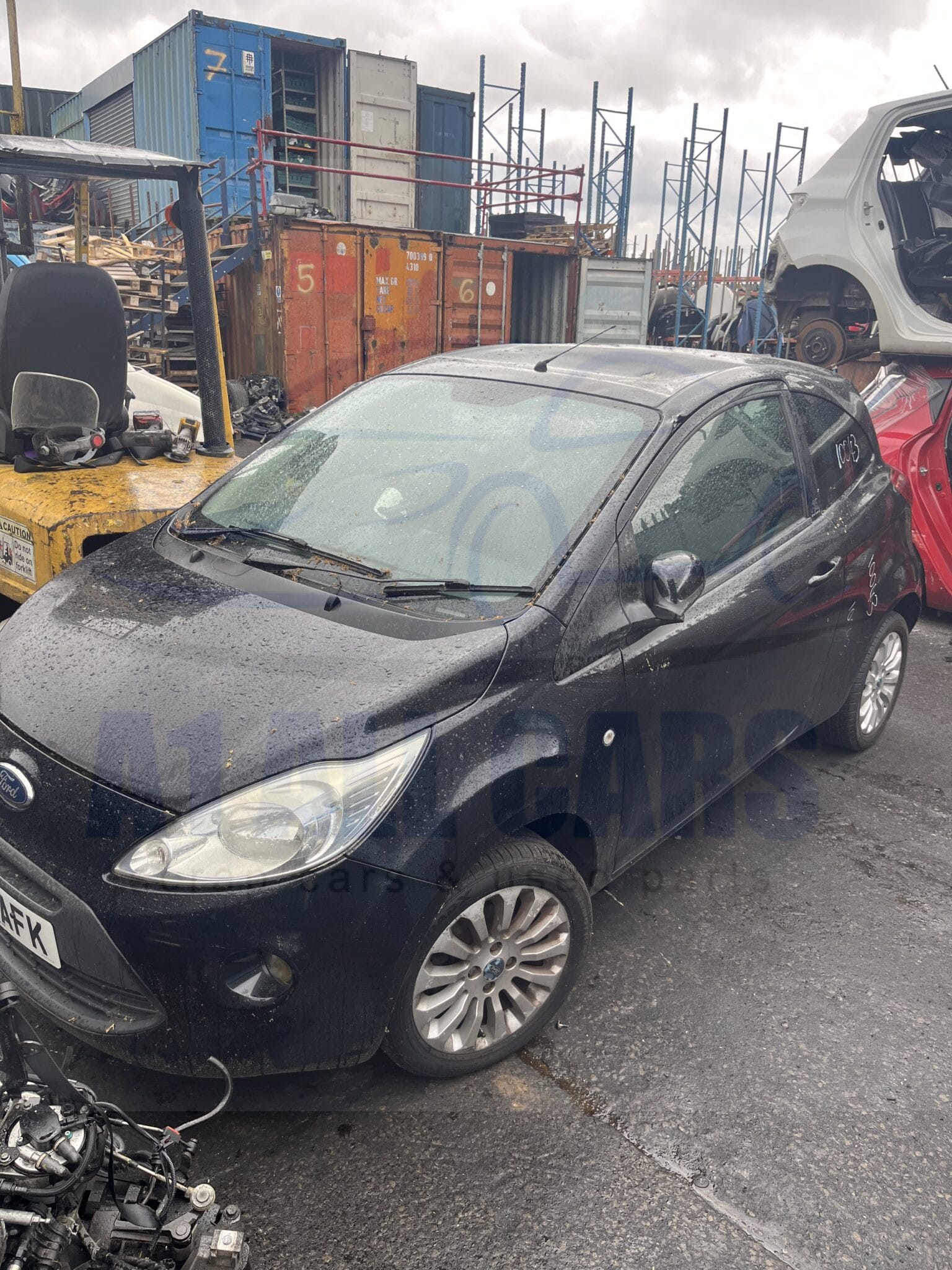 Ford Ka Zetec Mk2 2009-2016 1.2 Petrol Manual 3 Door Hatchback Black 90 Breaking for Parts