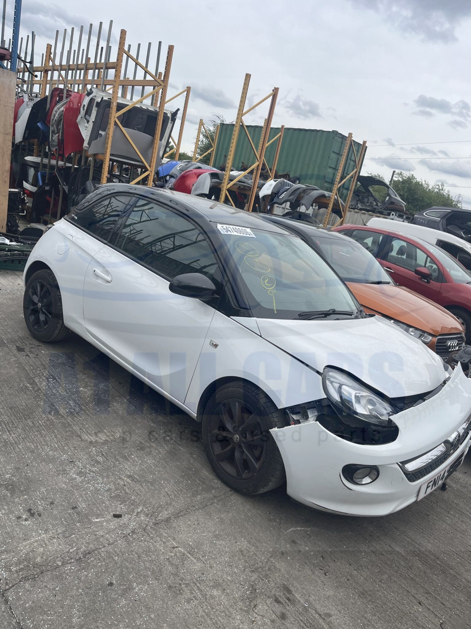 Vauxhall Adam Jam Mk1 2013-2017 1.2 Petrol 5 Speed Manual 3 Door Hatchback White Z474 Breaking for Parts