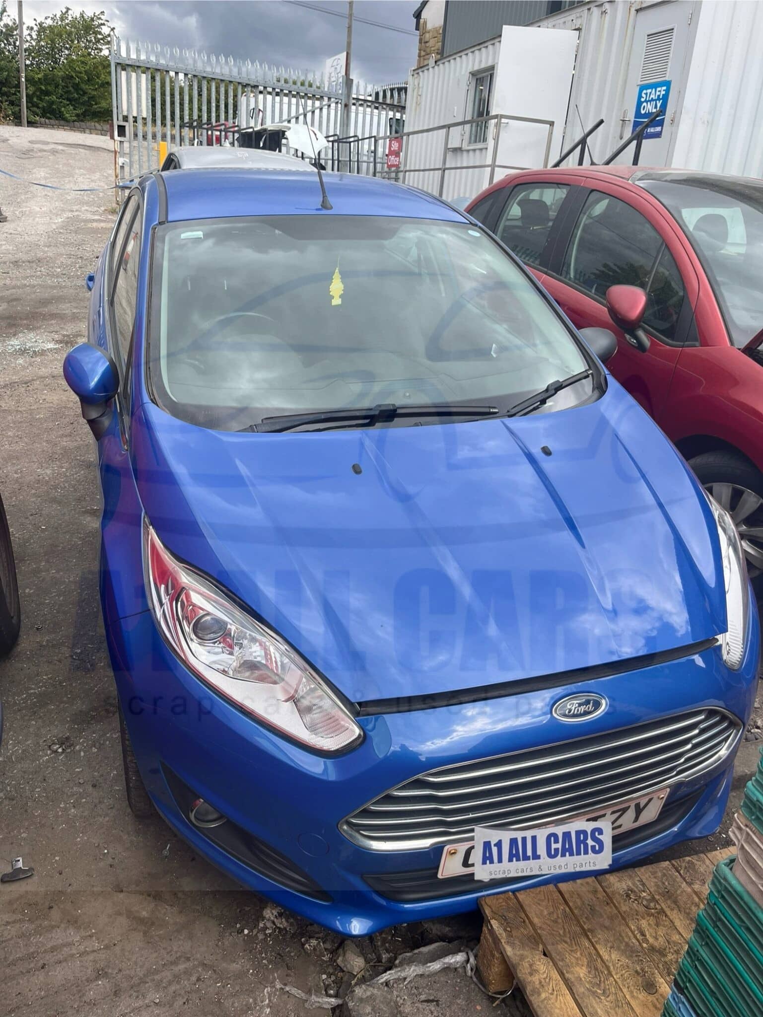 Ford Fiesta Zetec Mk7 FL 2012-2017 1.0 Petrol Manual 5 Speed 5 Door Hatchback Blue CC Breaking for Parts