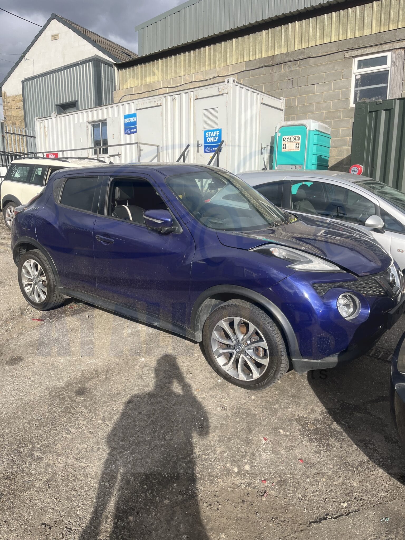 Nissan Juke Tekna DCI Mk1 FL F15 2014-2019 1.5 Diesel 6 Speed Manual 5 Door Hatchback Blue RBN Breaking for Parts