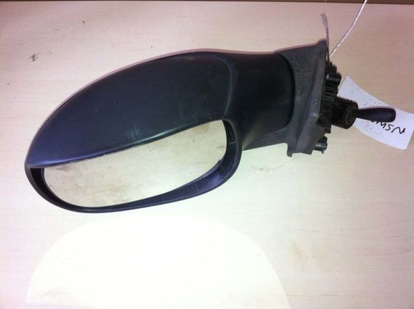 Citroen C3 2002-2009 Hatchback Near Side Manual Door Mirror – Black Plastic
