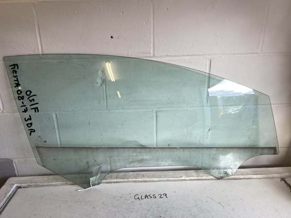 Ford Fiesta 2008-2017 3 Door Hatchback Off Side Front Door Glass