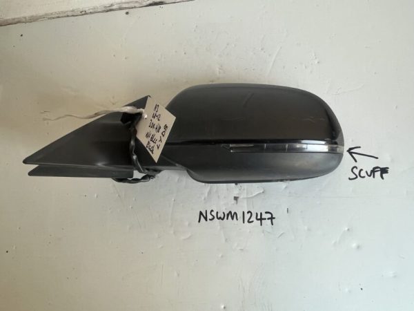 Audi A3 2008-2012 3 Door Hatchback Near Side Electric Door Mirror – Black LYDB ( Has Small Scuff On Side )