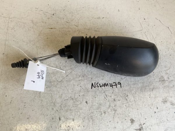 Fiat Punto 1999-2006 Near Side Manual Black Plastic Door Mirror