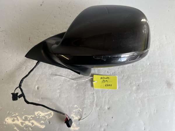 Audi Q7 2006-2010 Near Side Electric / Power Fold Door Mirror – Dark Grey