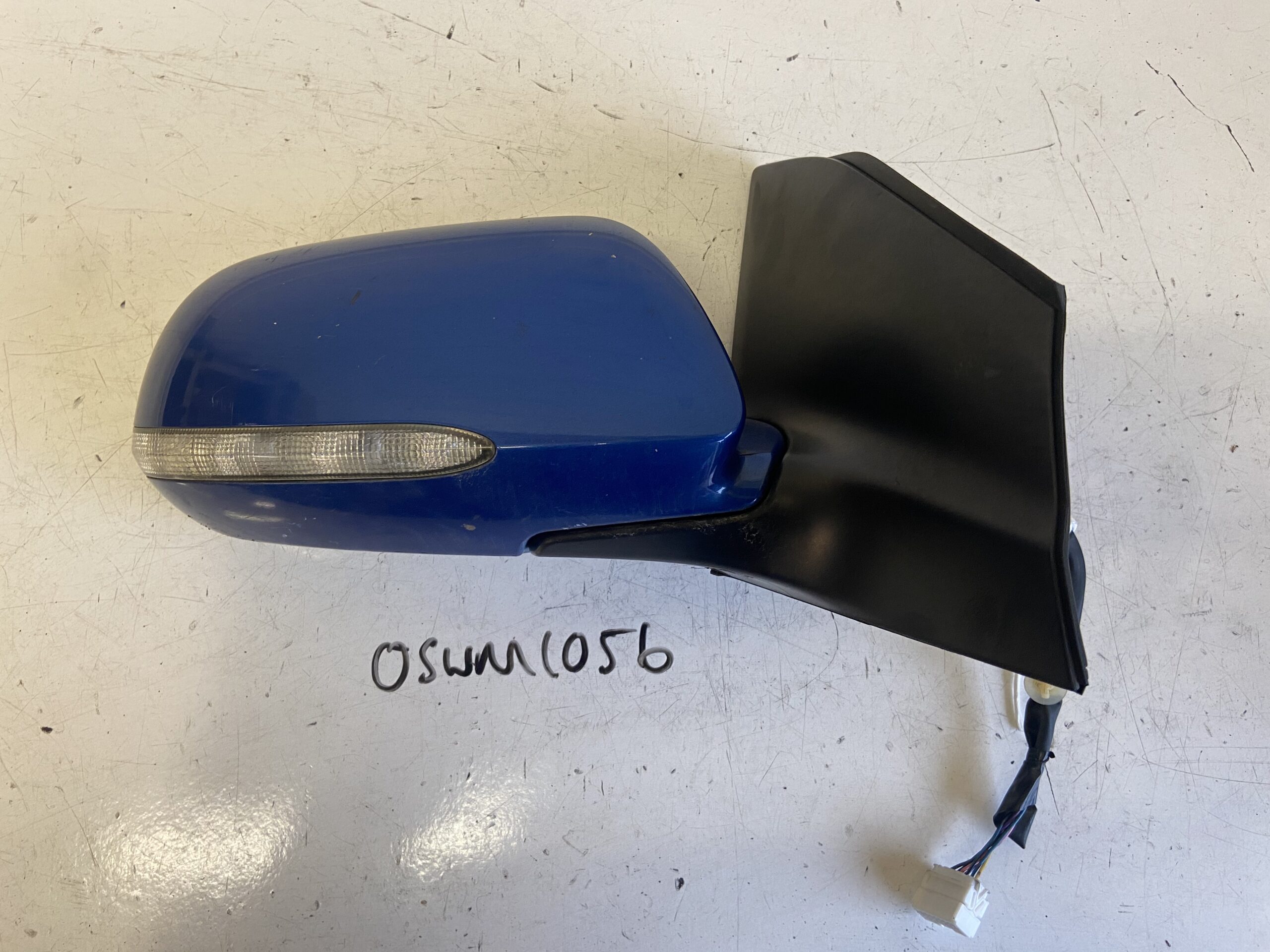 Honda Civic 2001-2005 Hatchback Off Side Electric Door Mirror – Blue