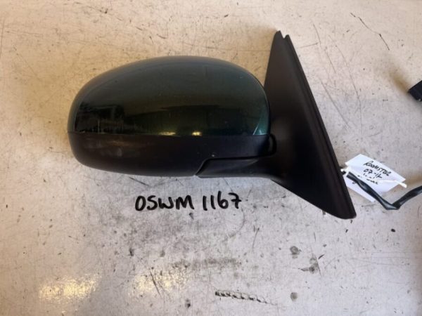 Skoda Roomster 2007-2014 Off Side Electric Door Mirror – Green