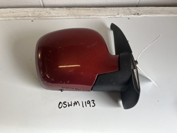 Renault Kangoo 2009-2013 Van / MPV Off Side Electric Door Mirror – Red – 9 Pin Plug