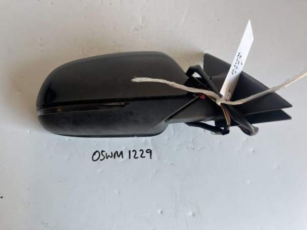 Audi A3 2008-2012 5 Door Hatchback Off Side Electric Door Mirror – Black – 6 Wire Plug