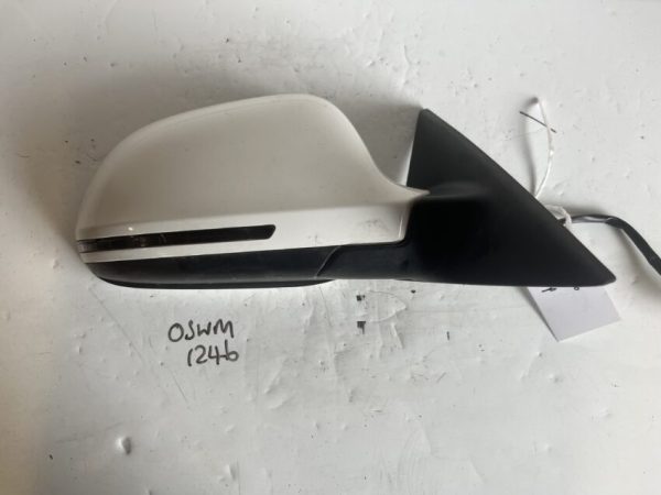 Audi A5 2008-2012 3 Door Coupe Off Side Electric Door Mirror – White LY9C Colour Code