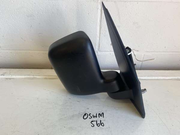 Ford Transit Connect 2003-2008 Van Off Side Manual Door Mirror – Black Plastic