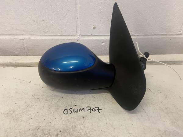 Peugeot 206 1998-2007 Hatchback / Estate Off Side Manual Door Mirror – KMF Blue