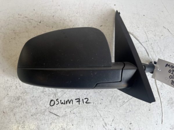 Vauxhall Meriva 2003-2010 Off Side Manual Door Mirror – Black Plastic