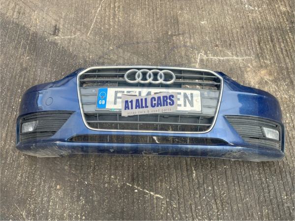 Audi A4 2012-2015 Front Bumper With Fogs And Sensors – Blue LX5Q Colour Code