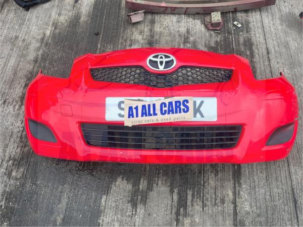 Toyota Yaris 2009-2011 Front Bumper – Red 3P0 Colour Code ( Small Scratch See Pics )