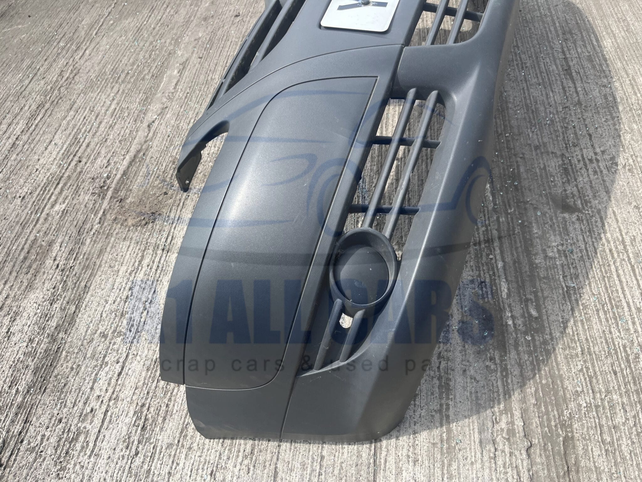 Volkswagen Fox 2006-2011 Front Bumper – Black Plastic