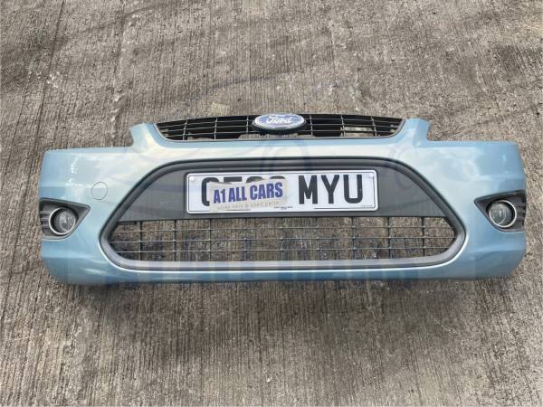 Ford Focus 2008-2011 Front Bumper With Fogs – Blue M8 Colour Code
