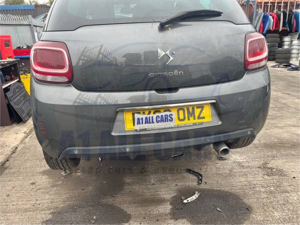 Citroen DS3 2009-2015 3 Door Hatchback Rear Bumper With Sensors – Grey KTP Colour Code