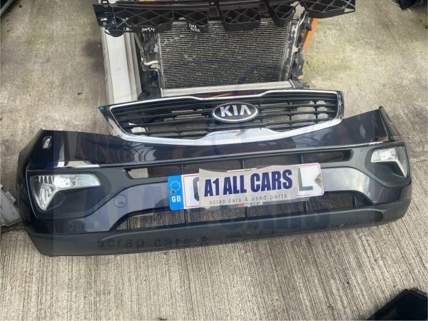 KIA Sportage 2010-2016 Front Bumper With Fogs – Grey BE Colour Code
