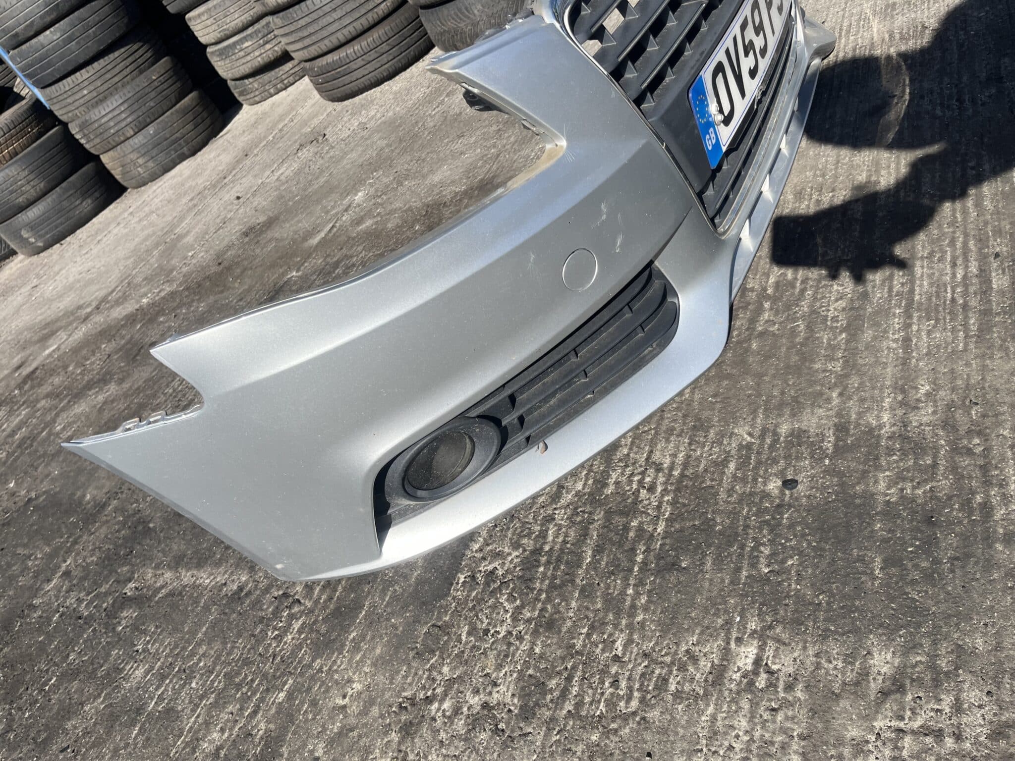 Audi A4 2008-2012 Front Bumper With Fogs – LX7W Colour Code