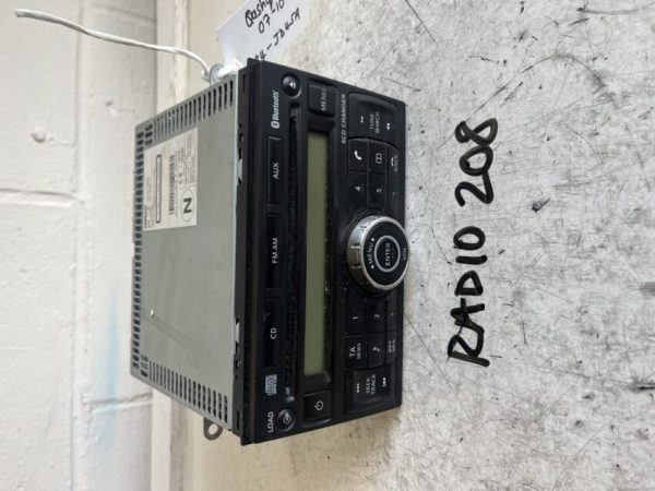 Nissan Qashqai 2007-2010 6 Disk Cd Player / Radio / Bluetooth – 28184-JD45A