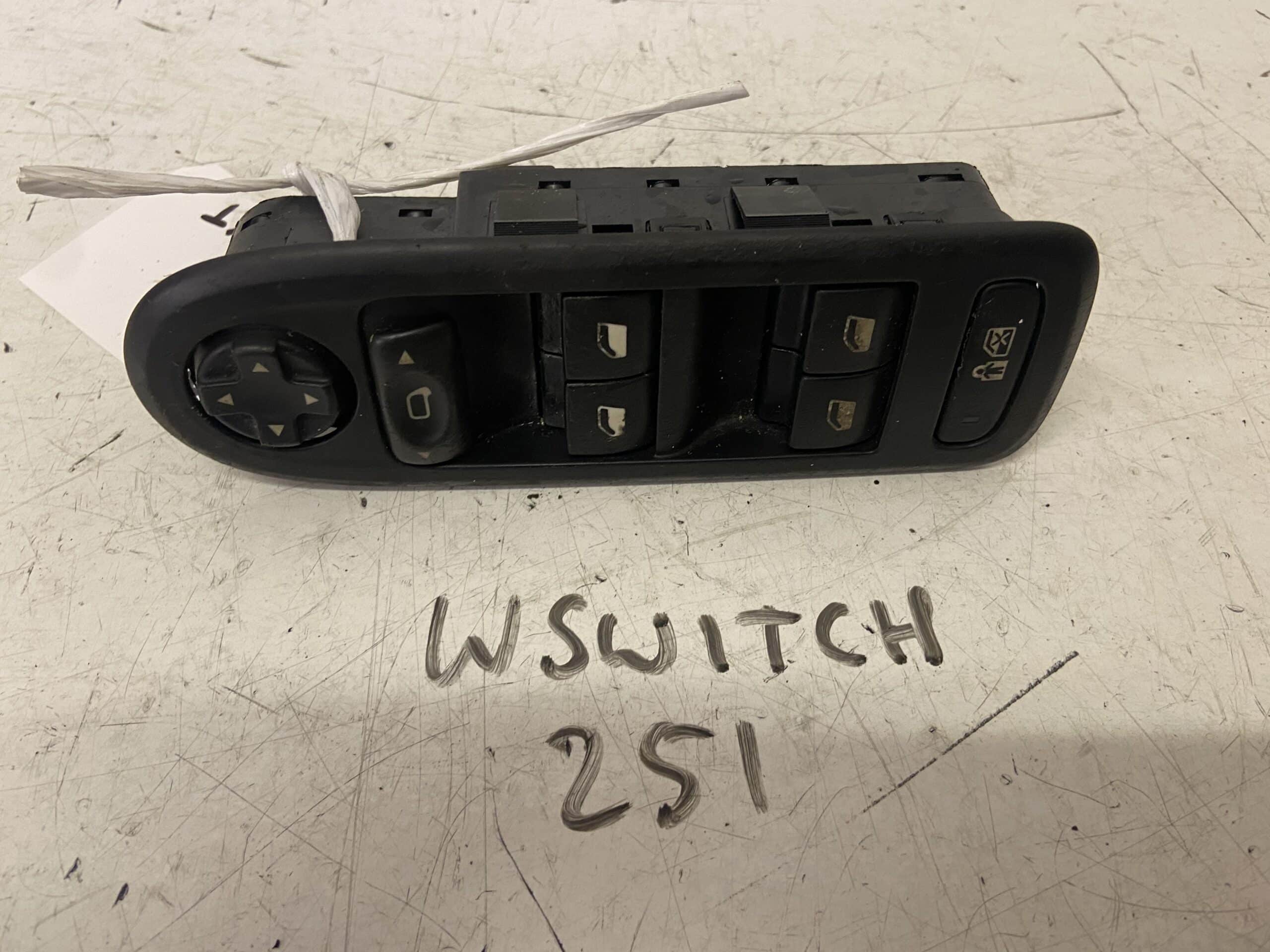 Peugeot 308 / 508 2007-2012 Hatchback / Estate Off Side 4 Way Window Switch – 96644915XT