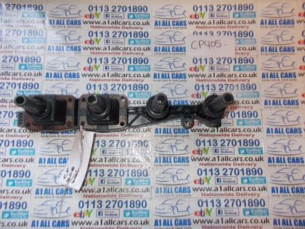Peugeot 206 2001-2007 1.6 16V 9636337880 Coil Pack NFU Engine Grey Plug