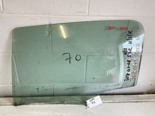Peugeot 307 2001-2008 5 Door Hatchback Near Side Rear Door Glass