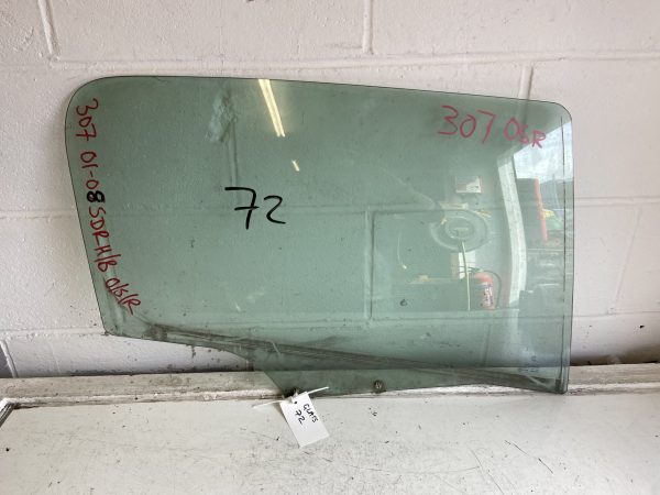 Peugeot 307 2001-2008 5 Door Hatchback Off Side Rear Door Glass