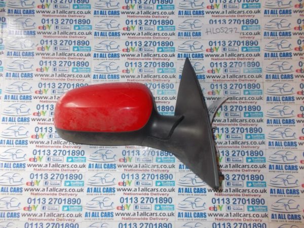 Vauxhall Corsa 2001-2006 OS Door Mirror Red