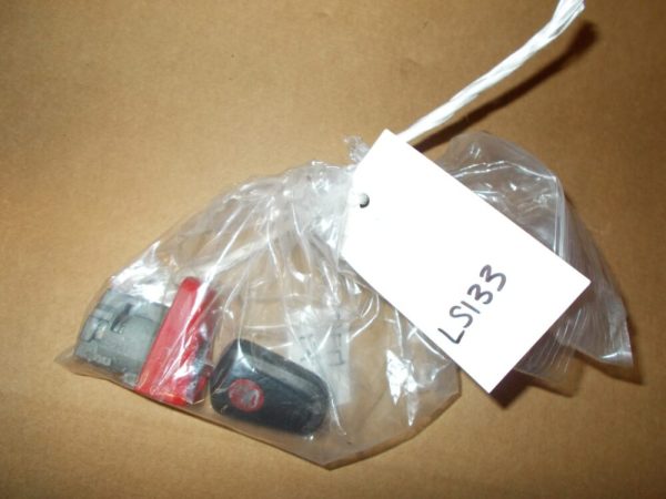 Vauxhall Corsa 2006-2014 Hatchback Off Side Front Door Lock Barrell with Key – Red