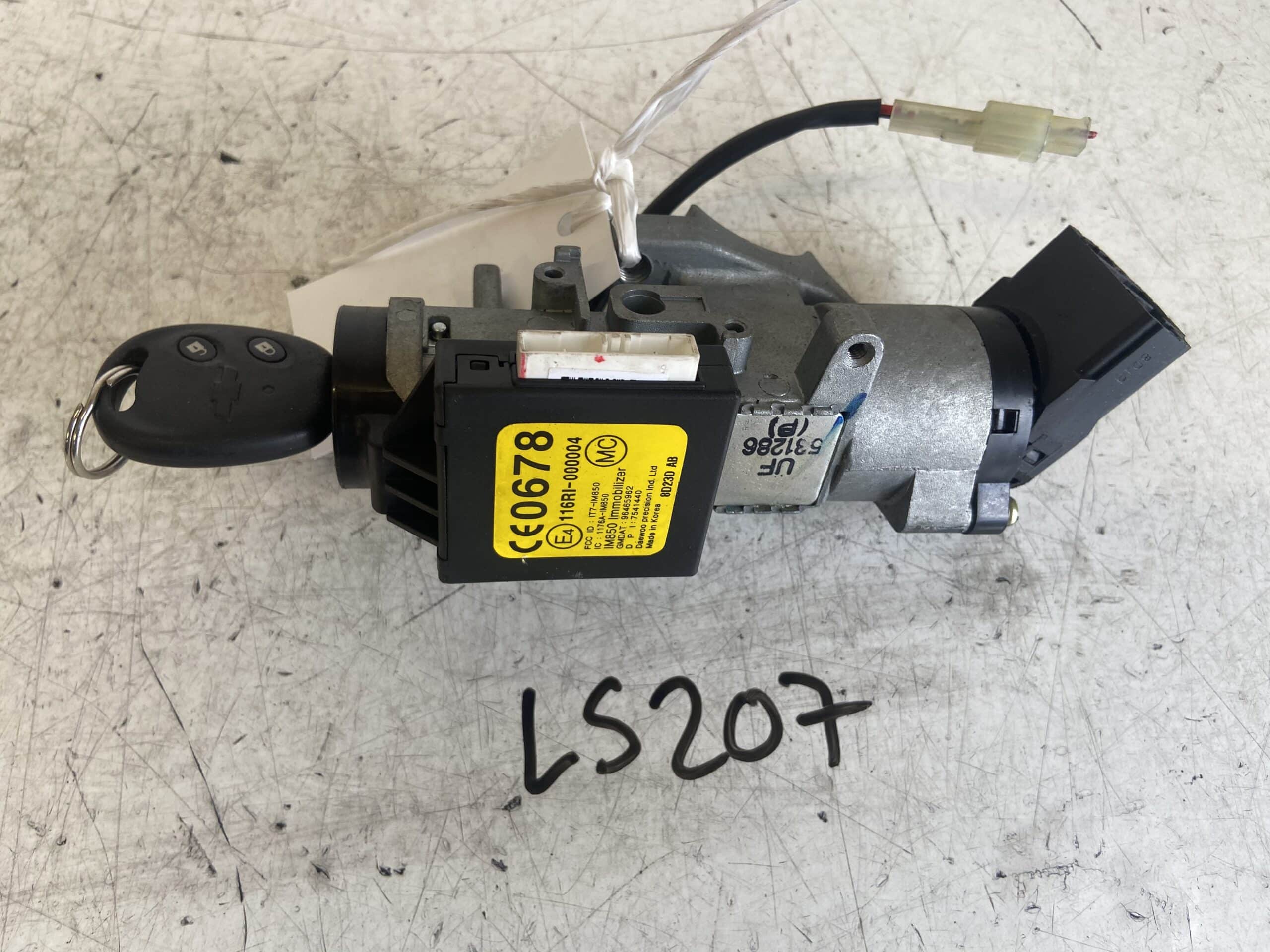 Chevrolet Aveo 2008-2011 1.2 Petrol Ignition Barrel And Key