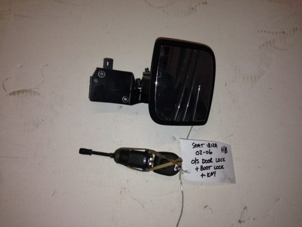 Seat Ibiza 2002-2006 Hatchback Off Side Door Lock, Boot Lock And Key