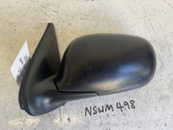 Nissan Micra 1993-2002 Near Side Manual Door Mirror in Black Plastic