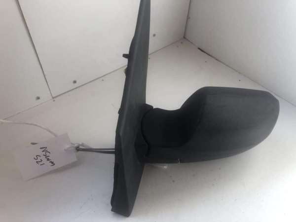 Ford Fiesta 2002-2005 Near Side Manual Black Plastic Door Mirror