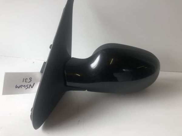Renault Clio 2001-2005 Near Side Electric Colour Coded Black Door Mirror