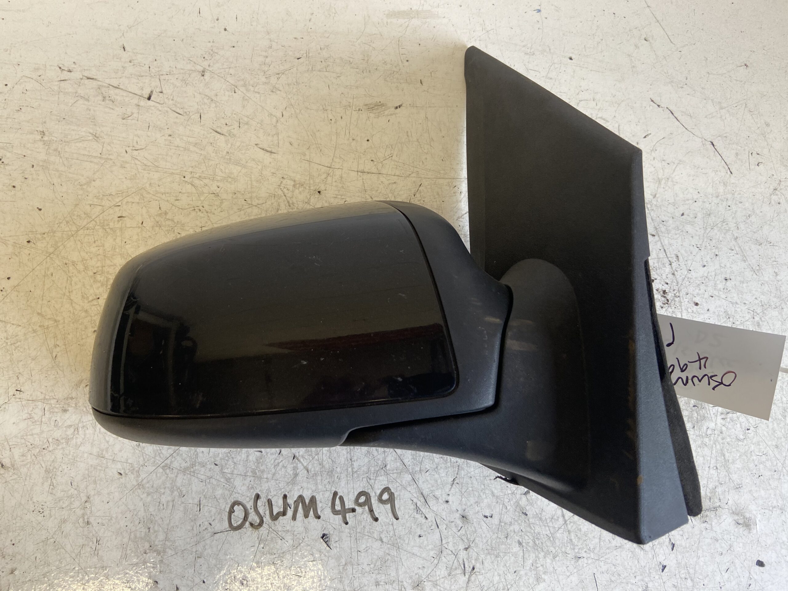 Ford Fiesta 2005-2008 Hatchback Off Side Electric Door Mirror – Black D2
