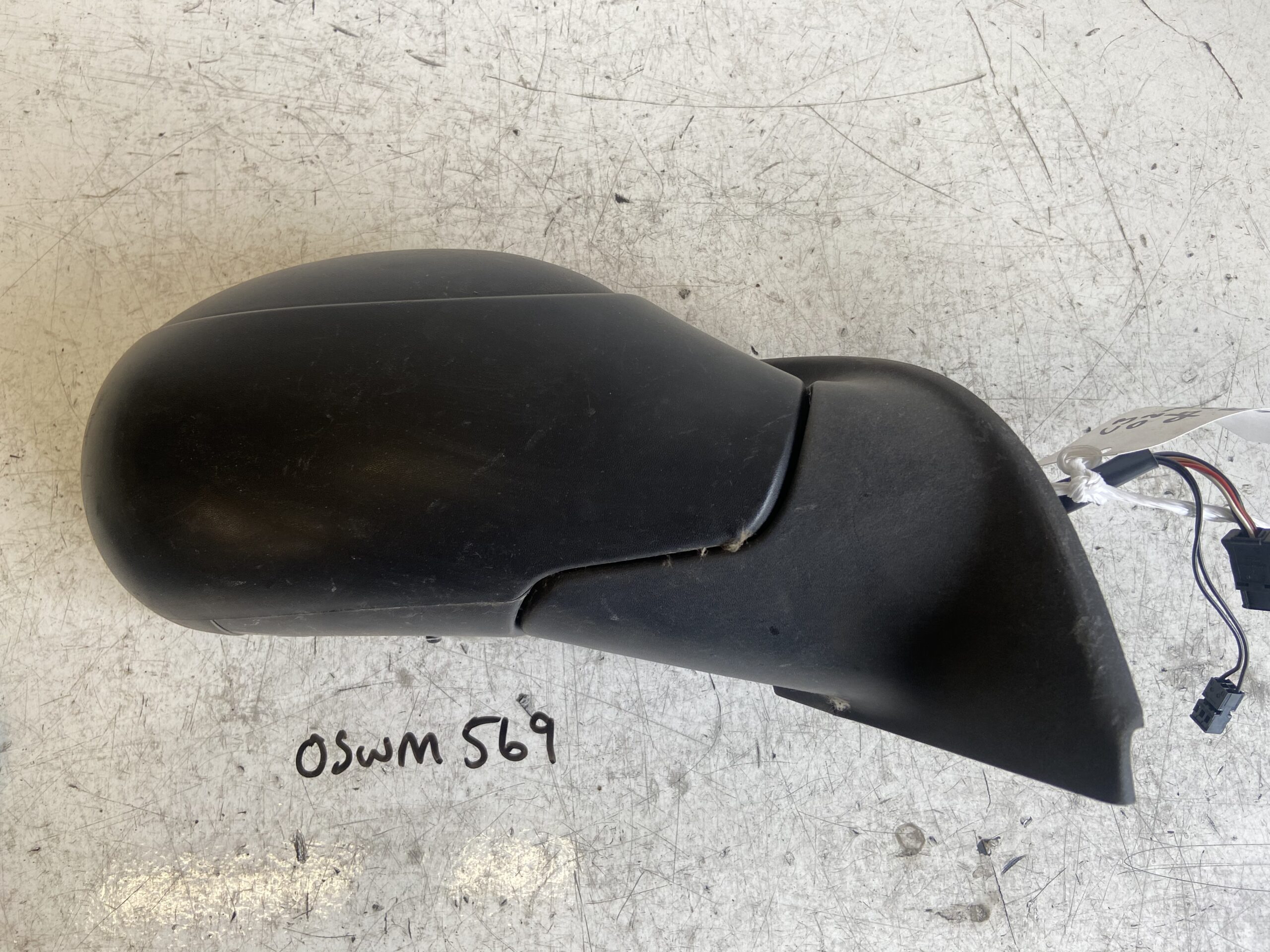 Citroen C3 2002-2009 Offside Electric Black Plastic Door Mirror