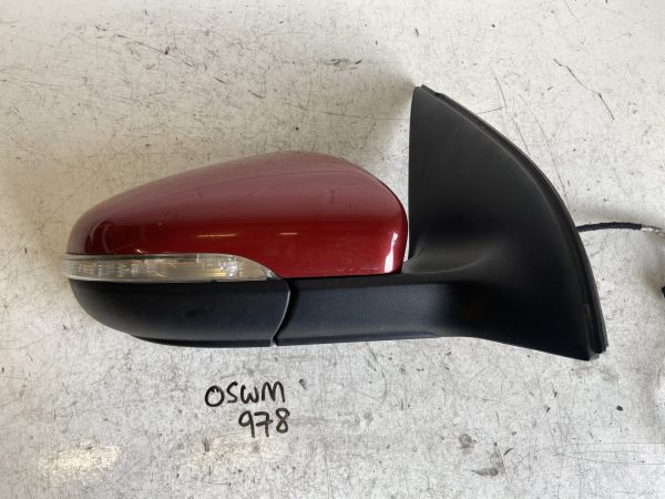 Volkswagen Golf 2008-2012 Off Side Electric Door Mirror – Burgundy – 6 Wire Plug