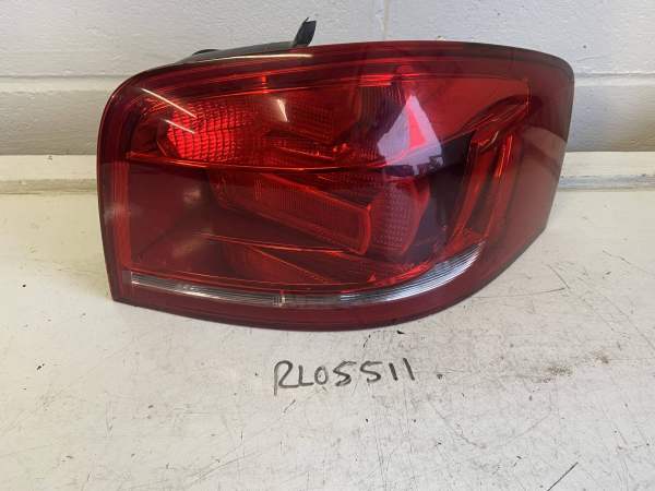 Audi A3 2008-2012 3 Door Hatchback Off Side Taillamp