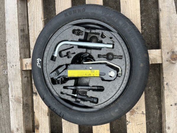 Volkswagen Golf 2008-2012 Spare Wheel / Space Saver And Jack Kit – 125/70/16