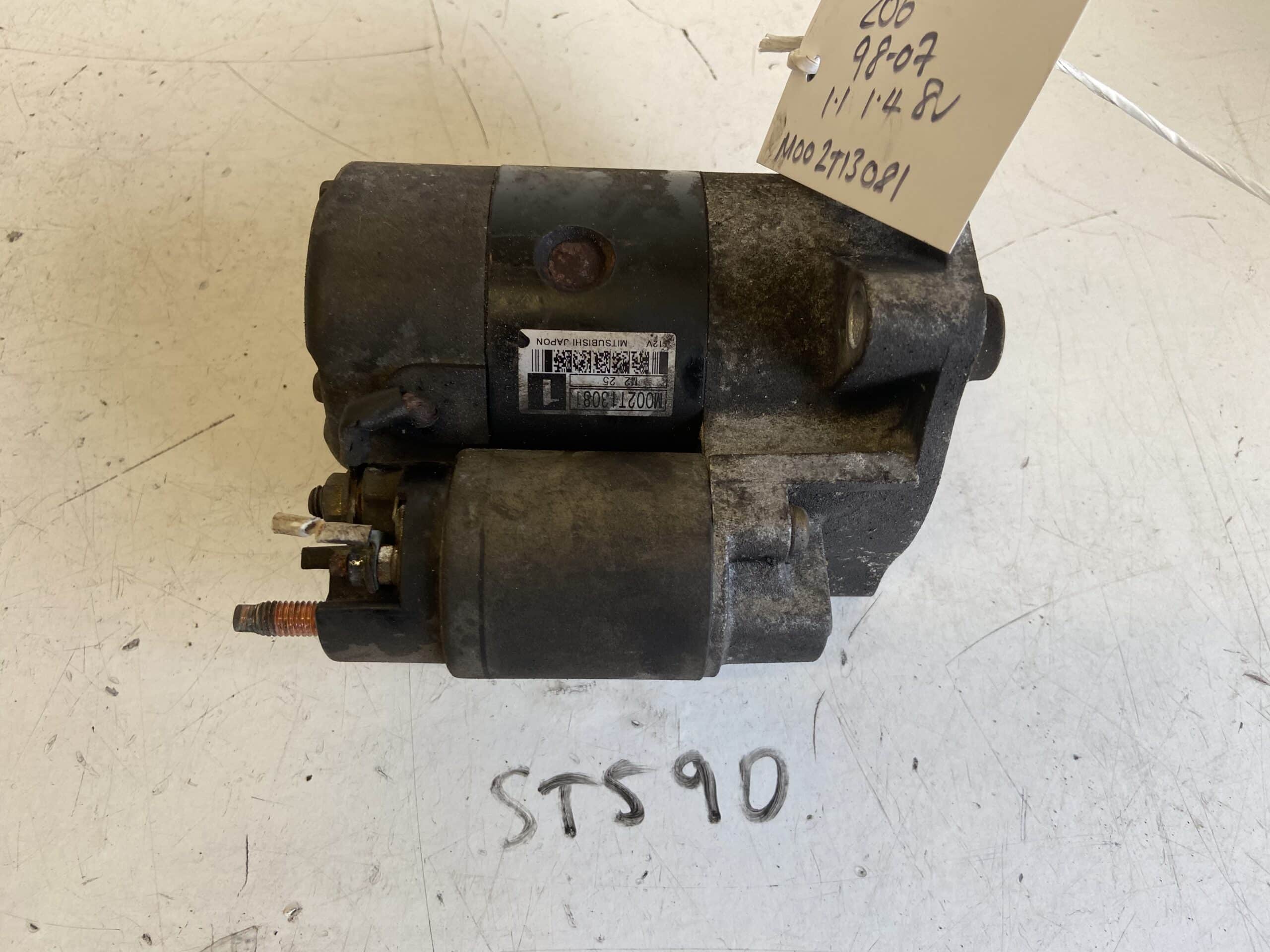 Peugeot 206 1998-2007 1.1 / 1.4 8v M002T13081 Starter Motor