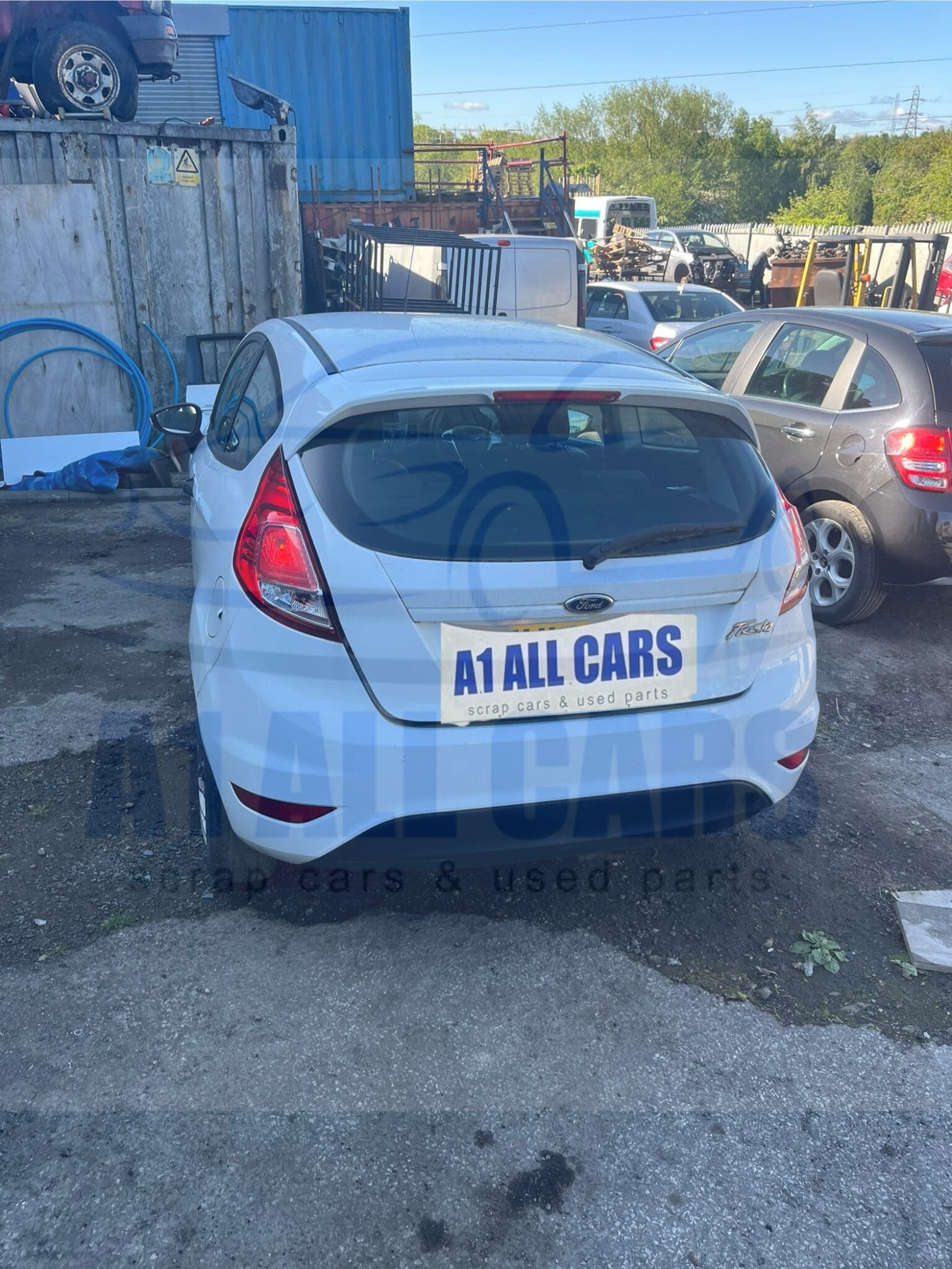 Ford Fiesta Studio Mk7 2012-2017 1.2 Petrol Manual 3 Door Hatchback White HC Breaking for Parts