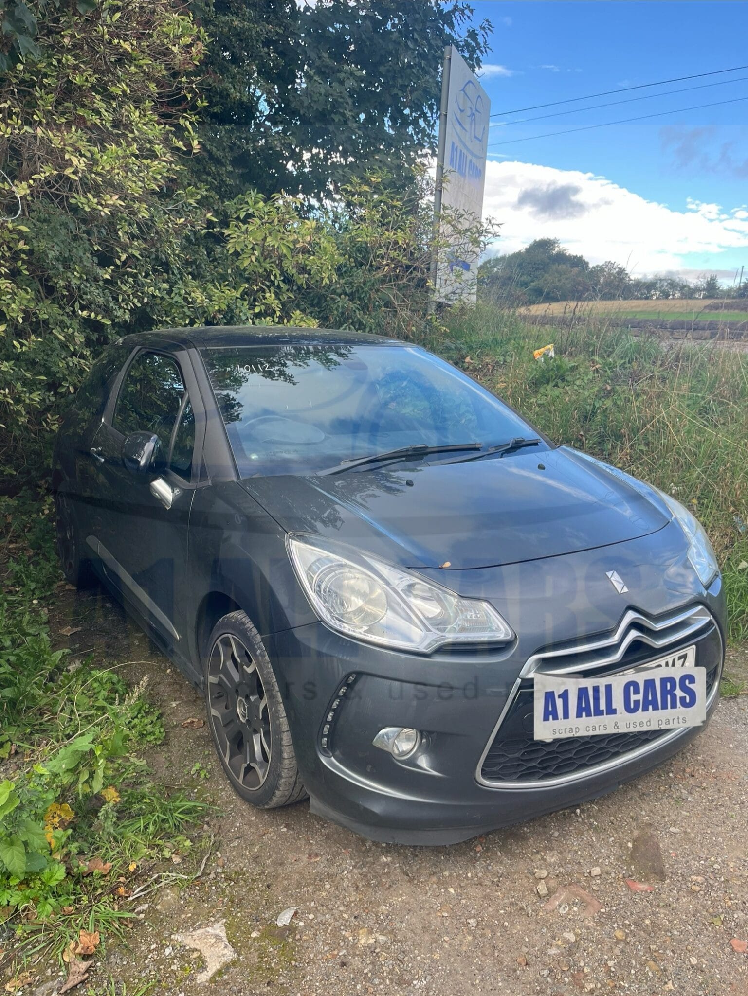Citroen DS3 E-HDI Plus Mk1 FL 2009-2015 1.6 Diesel 5 Speed Manual 5 Door Hatchback Grey KTP Breaking for Parts