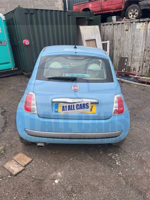 Fiat 500 2007-2015 3 Door Hatchback 1.2 Petrol Manual Blue C175 Breaking For Parts