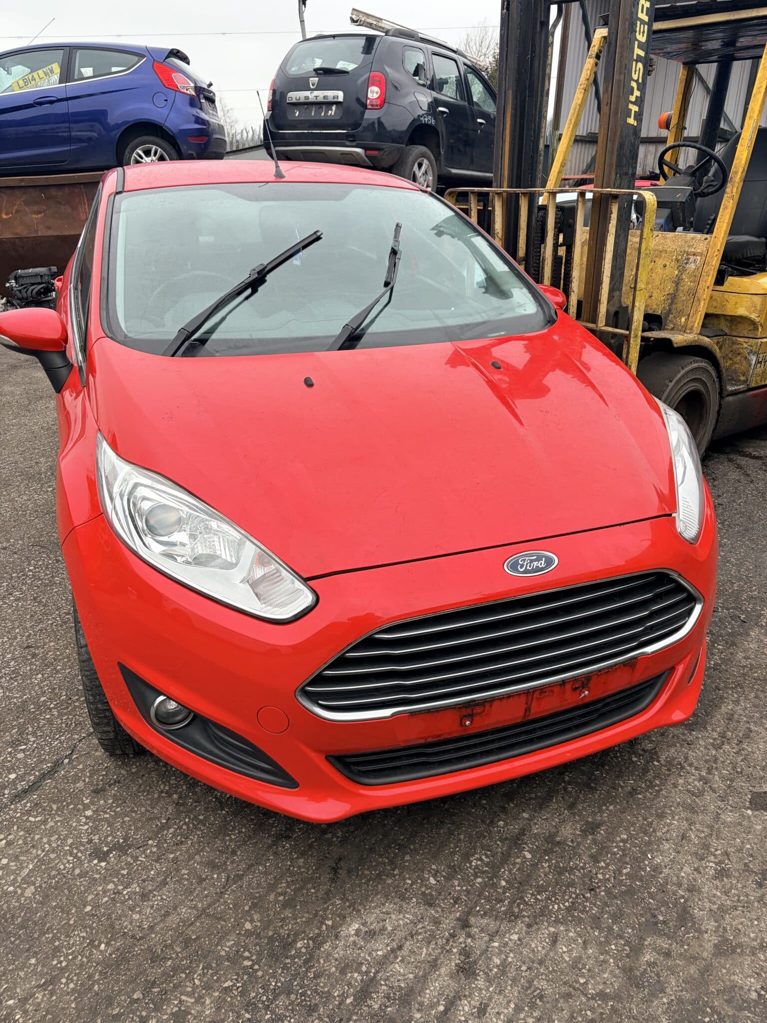 Ford Fiesta Zetec Mk7 FL 2012-2017 1.0 Petrol 5 Speed Manual 5 Door Hatchback Red NC Breaking for Parts