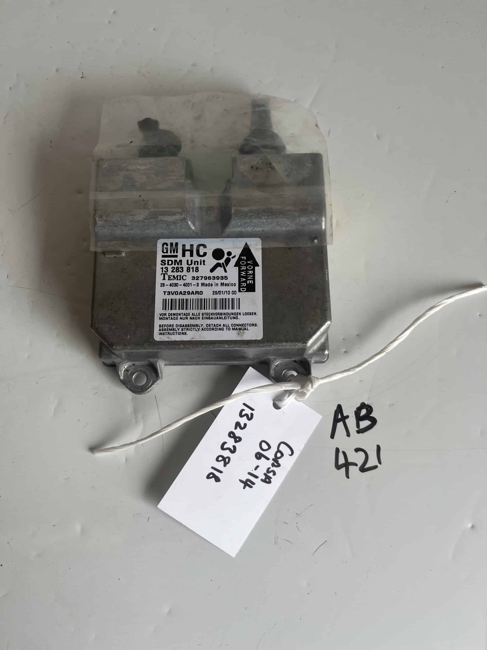 Vauxhall Corsa 2006-2014 Airbag Module – 13283818